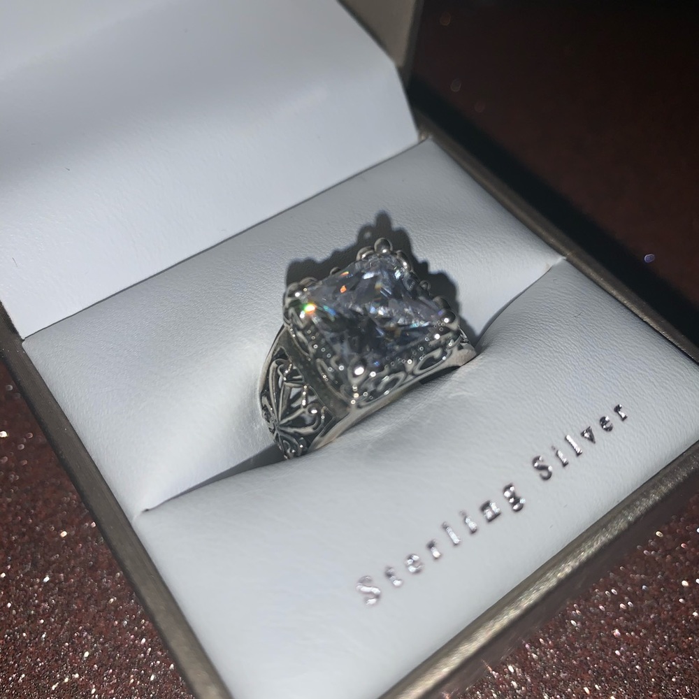 Silpada(2007)Sterling Silver Cubic Zirconia Ring